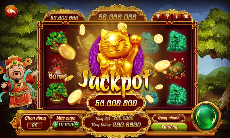 Trò chơi jackpot lũy tiến với giải thưởng lớn